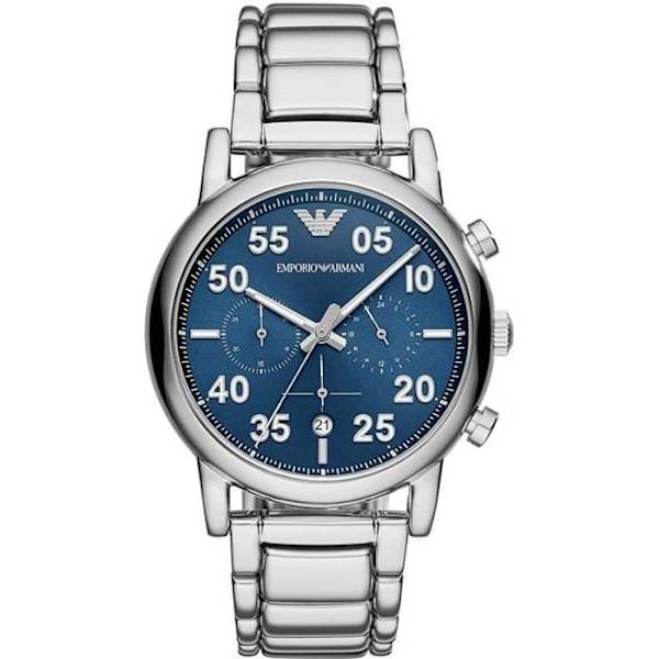 Kello - Emporio Armani - AR11132 - 51mm - Ruostumaton teräs - Kvarts Rostfritt stål