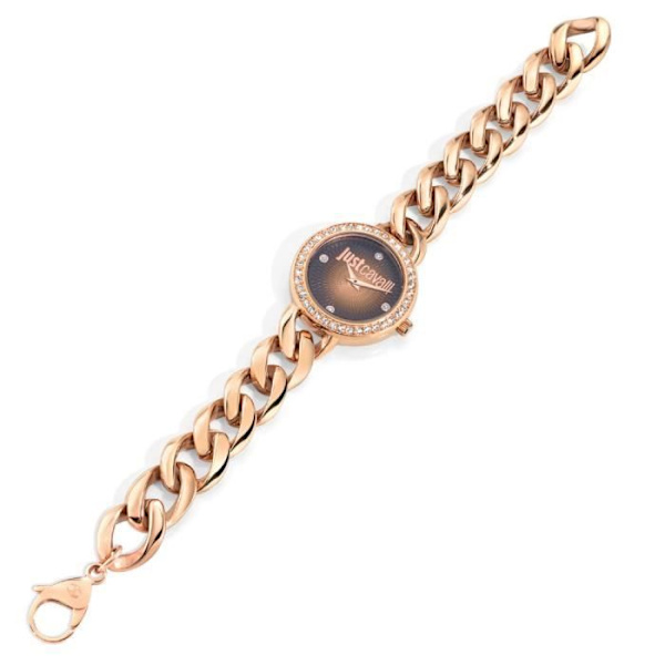 Ur - Just Cavalli - R7253212501 - Damer - Brun - Quartz - Analog kastanj