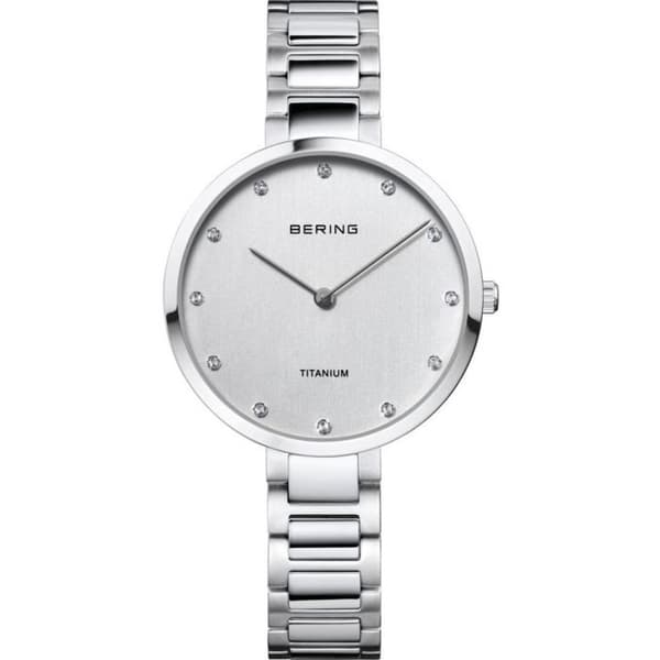 Kvinnoarmbandet BERING 11334-770, silverfärgad, klassisk.