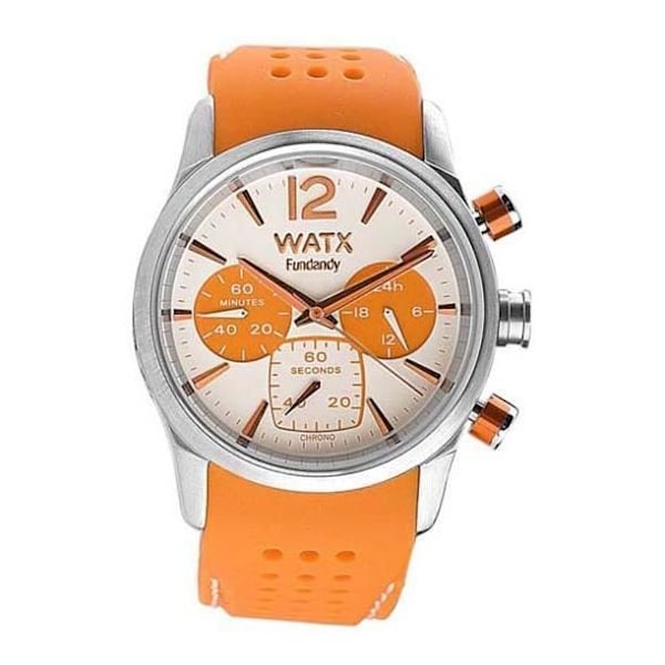 Dameur til kvinder - WATX - FUNDANDY CRONO RWA0485 - Kvarts - Analog - Blå Silikone Blå
