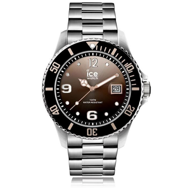 Ur - ICE-WATCH - ICE steel Black sunset silver - Vandtæt 10 Atm - Kvarts - Chic Sølv