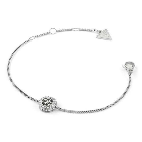 Armbands - GUESS - 4G Crush Charm - Silver - Metall - Dam silver-