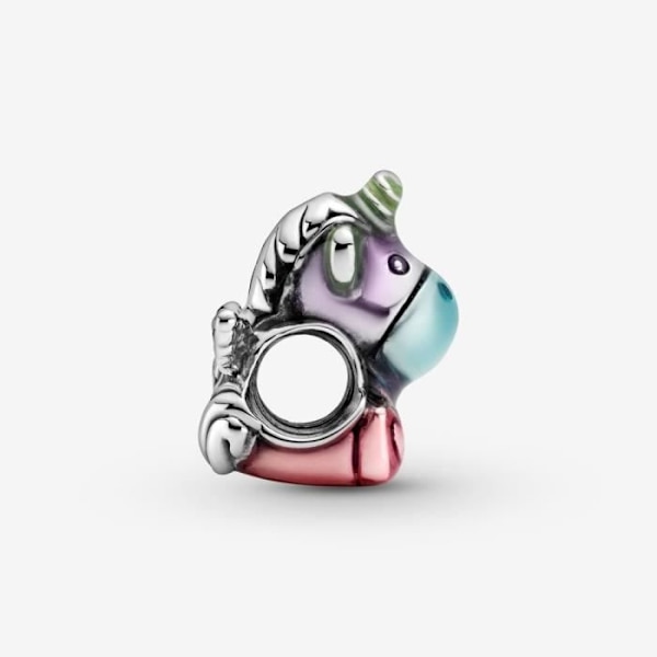 Charm - PANDORA - Bruno The Unicorn - Monivärinen - Hopea - Naiset Flerfärgad