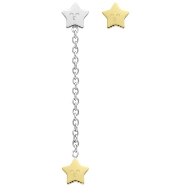 Øreringe - MR WONDERFUL - JOYAS SPARKLING WJ10301 - Guld - Sølv - Rustfrit stål Guld silver