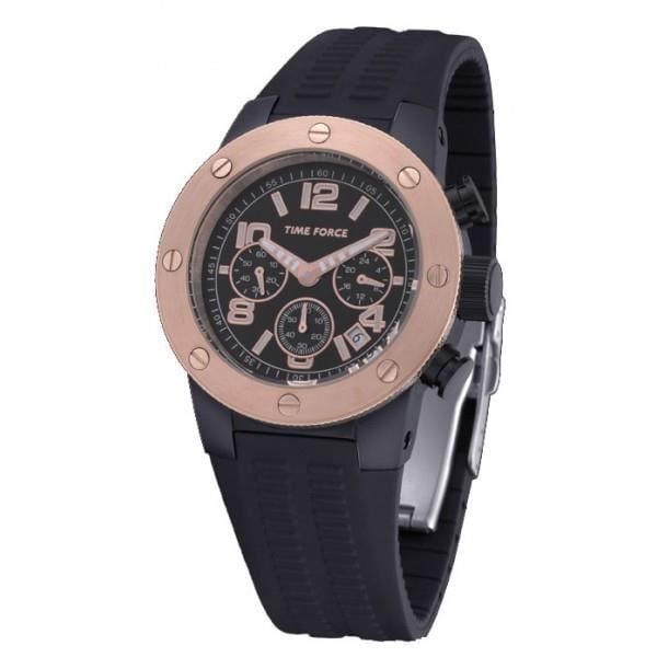 Montre - Time Force - TF4004M15 - Kvarts - Analog - Svart