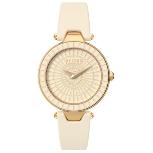 Damsklocka - VERSUS - SERTIE SQ1030013 - Kvarts - Analog - Guldfärgad läder Gyllene beige