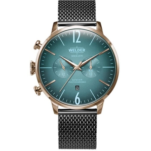 Herreur - Welder - Breezy WWRC1008 - Quartz - Analog - Rustfrit stål Svart, gul, grön