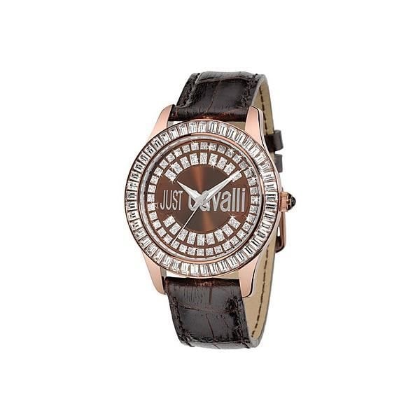 Klocka - Just Cavalli - JC Brown - Läder - Kvarts - Analog Brun, brun