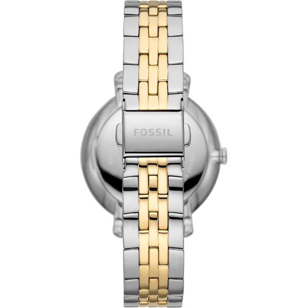 Kvinna klocka - FOSSIL - Jacqueline - Stål - Analog - Chic Vit, Gul