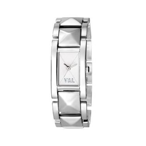 Kvinnoarmband - V & L - HAPPY HOUR VL071202 - Kvarts - Analog - Rostfritt stål Pengar