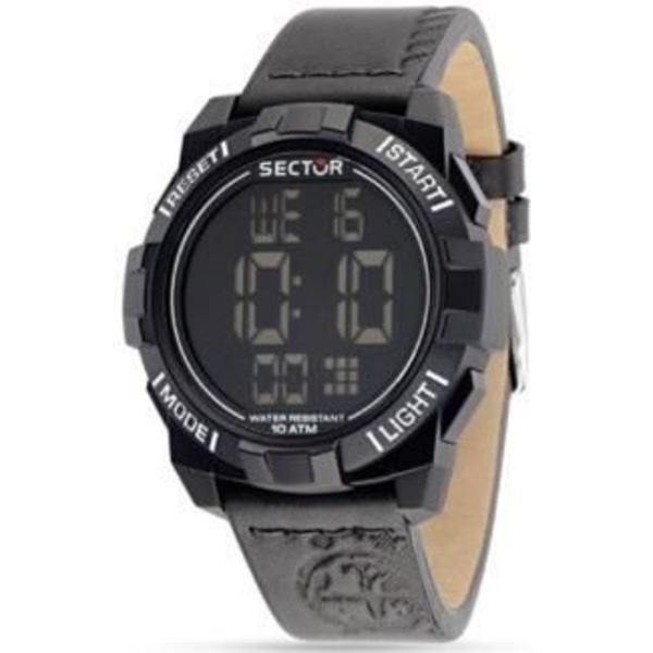 Ur - SEKTOR NY KOLLEKTION - R3251172046 - Quartz - Digital - Sort læder