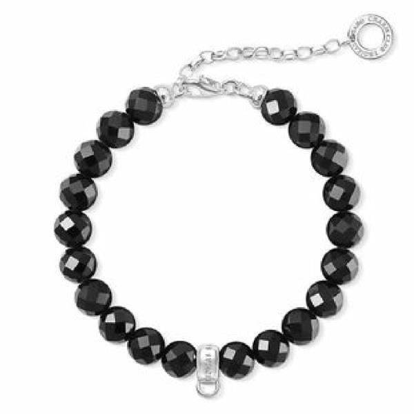 Armbånd - Thomas Sabo - X0226-840-11 - Sølv - Sort - 18,5 cm