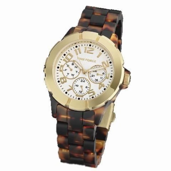 Ur - Time Force - TF4175L14 - Kvarts - Analog - Brun