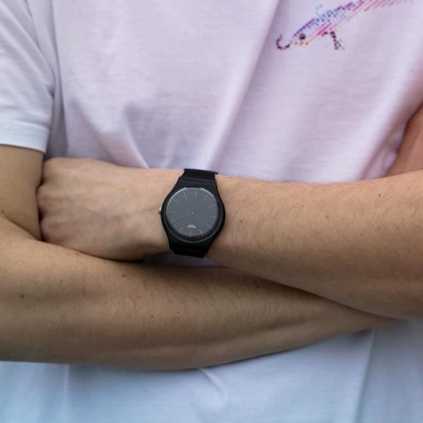 Klocka - Swatch - BLACKNYELLOW - Quartz - Resin - Vattentät 30m Svart gul
