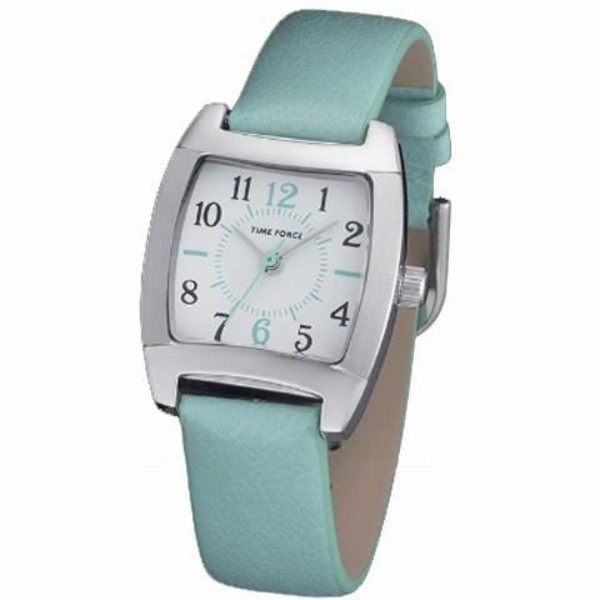 Kello - Time Force - TF3377B04 - Kvarts - Analoginen - Musta Nahka Svart