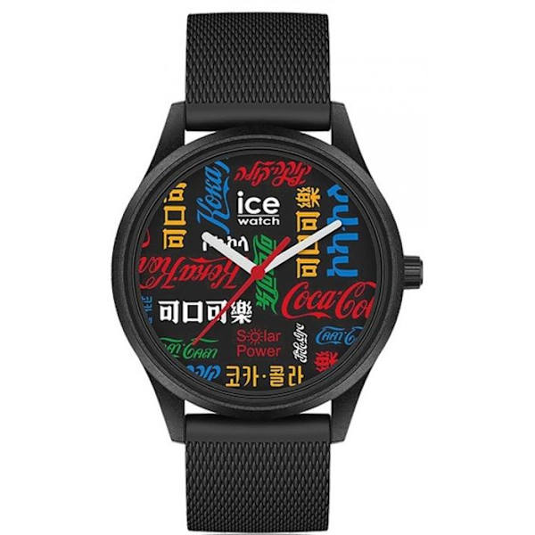 Klocka - Ice Watch - 019618 - Kvarts - Analog - Svart silikon 21 cm Svart
