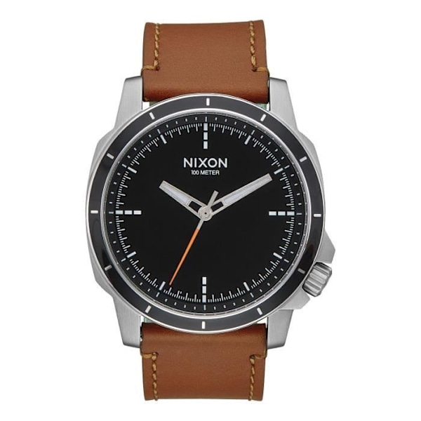 Klocka - Nixon - Ranger A914-1037 - Brun - Läder - Analog kastanj