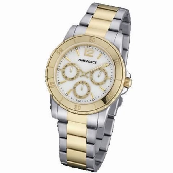 Kello - Time Force - TF4191L19M - Kvarts - Analoginen - Kullattu