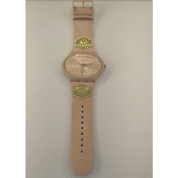 Klocka - Swatch - SUOP108 - Quartz - Analog - Dam - Rosa Rosa
