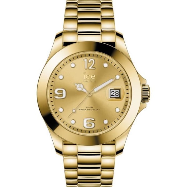 Klocka - Ice-Watch - ICE stål Guld glänsande - Guld - Metallarmband - Analog gyllene
