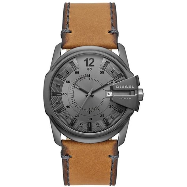 Klocka - Diesel - DZ1964 - Kvarts - Analog - Brunt läder 21 cm kastanj