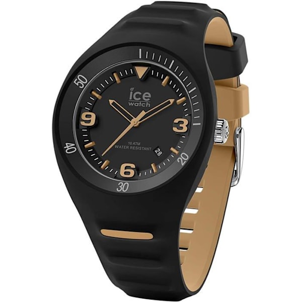 Klocka - ICE WATCH - P. Leclercq Svart beige Medium - Silikon/Plast - Vattentät 10 Atm - Sportig Kvartsrörelse
