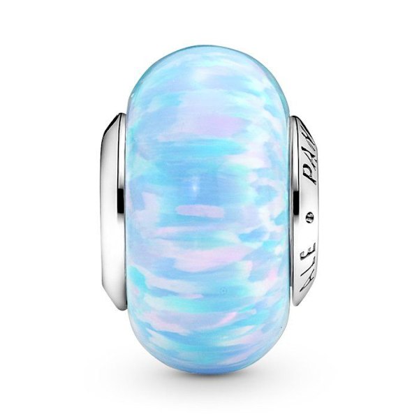 Charm - Pandora - Ocean Blue Opal - Hopea - Nainen - Aikuinen Blå