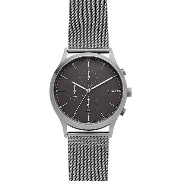 Skagen Jorn herre 41 mm rustfrit stål armbånd gråt kvartsur SKW6476