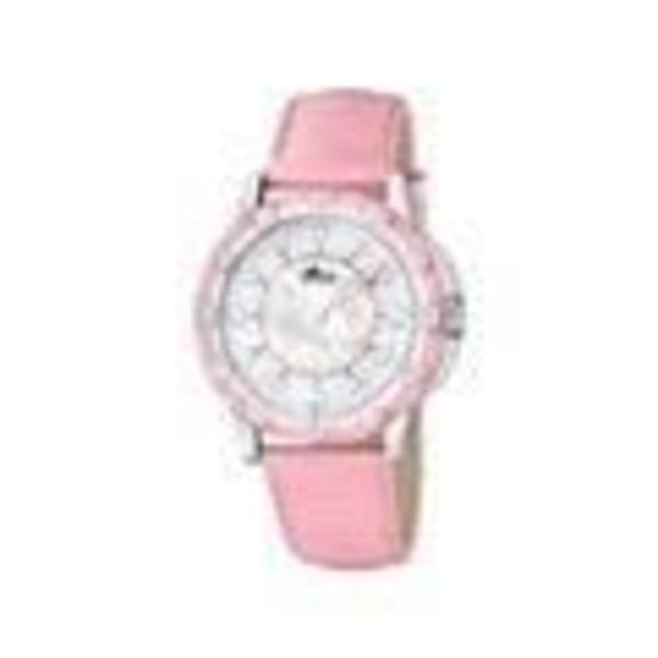 Dameur - L15747-2 - Quartz - Perlemor - Læder - Vandmodstand 5 atm Pärlemor, Rosa