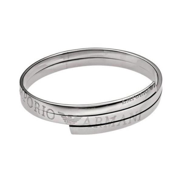 Armband - Emporio Armani - EGS1130 - Metall - Grå - Dam krom