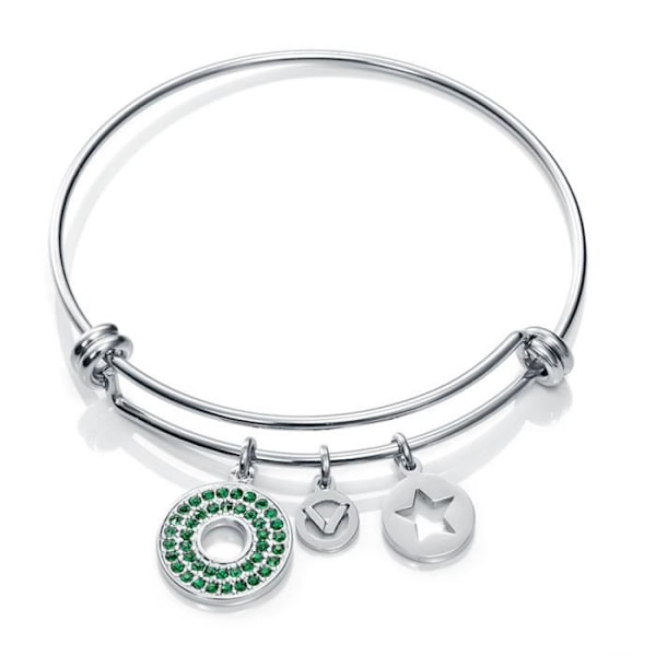 Armbånd - VICEROY - 90036P01010 - Rustfrit stål - Krystaller - Sølvfarvet
