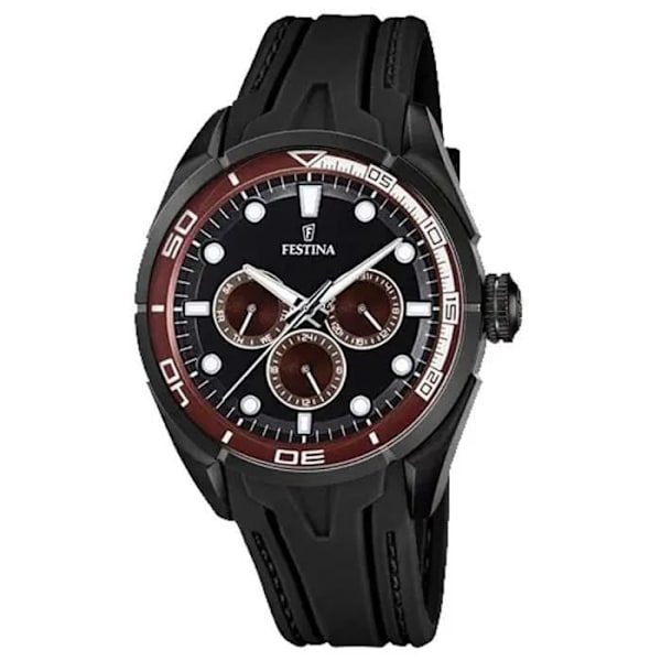 Klocka - Festina - F16610-D - Sport - Quartz - Kronograf - Svart Svart
