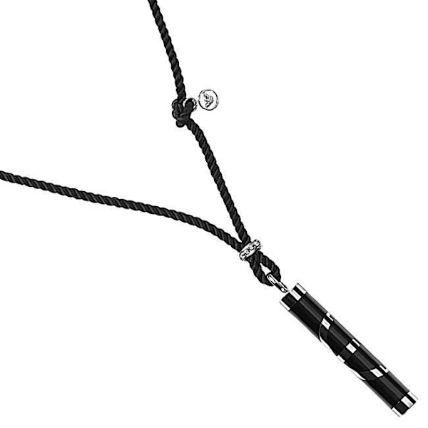 Pendentiv - ARMANI - EGS1233040 - Stål - Sort - Unisex