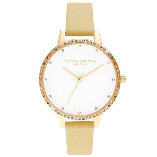 Ur - Olivia Burton - OB16RB20 - Læder - Rustfrit stål - 34 mm