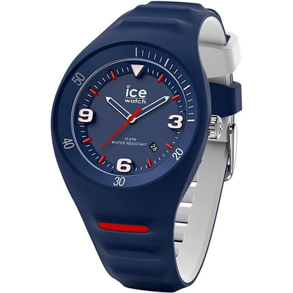 Ur - Ice-Watch - P. Leclercq - Silikone - Blå - Analog - Sportiv Blå, Röd, Vit