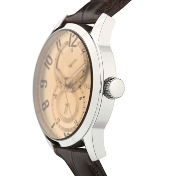 GUESS herrklocka W95127G2 Brun, Guld