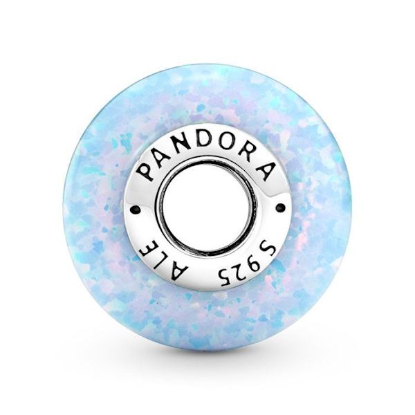 Charm - Pandora - Ocean Blue Opal - Hopea - Nainen - Aikuinen Blå