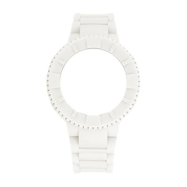 Korvake - WATX & COLORS - COWA1050 - Silikoni - Valkoinen - Yhteensopiva M (43 mm) Vit