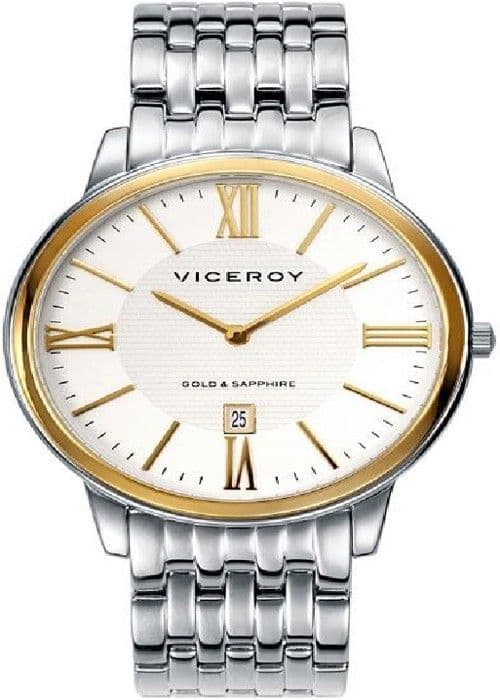 Ur - Viceroy - 47835-99 - Analog - Kvarts - Rustfrit stål Vit, Silver