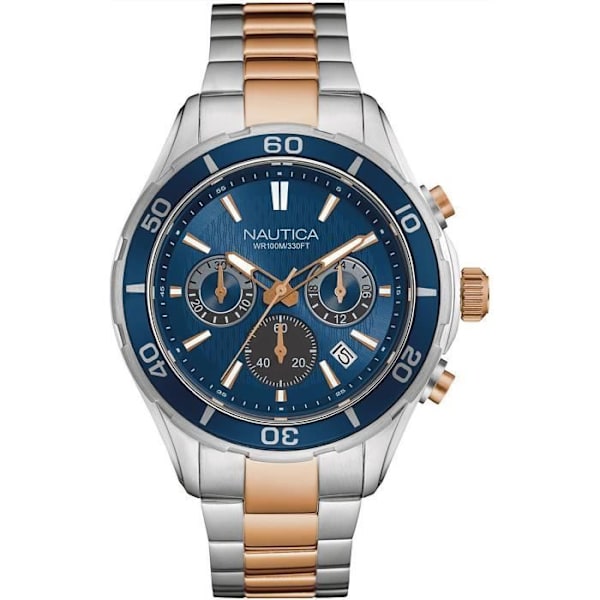 Ur - NAUTICA - NST 12 NAD21508G - Kvarts - Analog - Rustfrit stål Blå, Silver