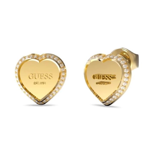 Øreringe GUESS JUBE01427JWYGT-U Steel Woman Gold Guld