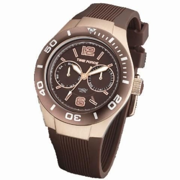Ur - Time Force - TF4181L15 - Kvarts - Analog - Brun