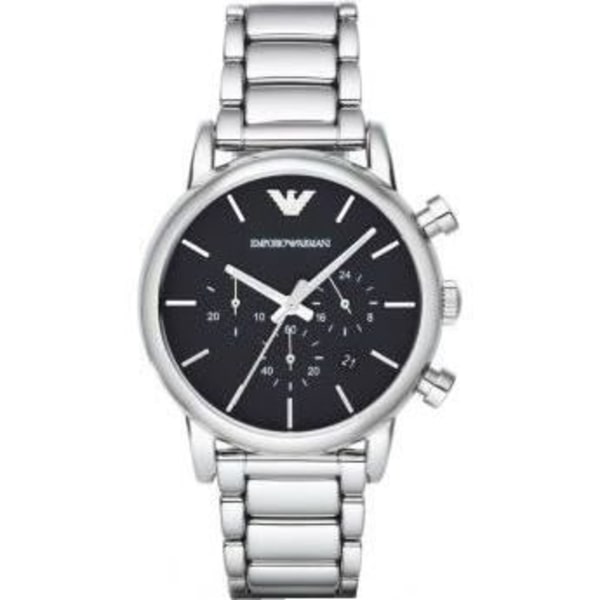 Kello - Emporio Armani - AR1853 - Teräs - Musta - 5 ATM vedenpitävyys Svart
