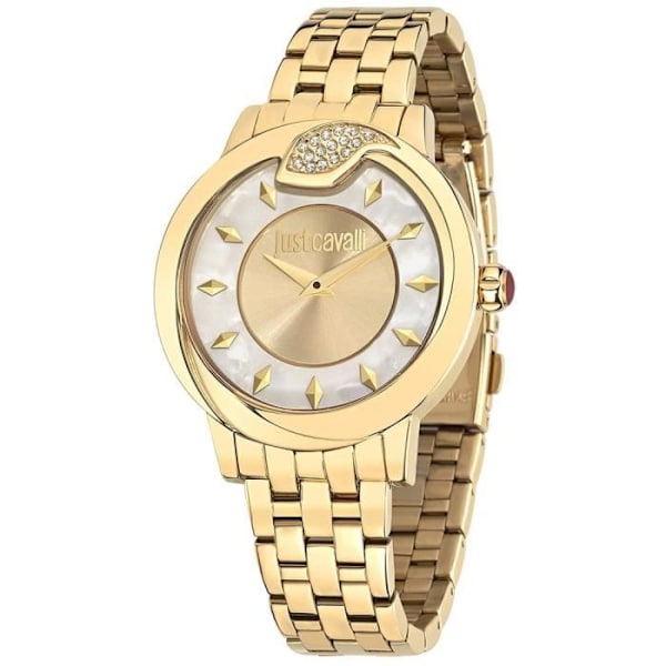 Ur - Just Cavalli - R7253598502 - 40 mm - Forgyldt rustfrit stål - Dame Guld