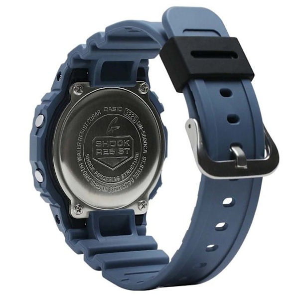 Ur - CASIO - G-Shock DW-5600CA-2ER - Kvarts - Digital - Vandtæt 200m Lyseblå