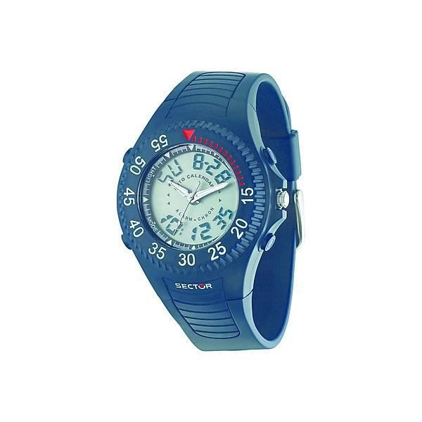 Kello - Sector - 46 mm - Kvartsi - Analogi - Urheilu Blå