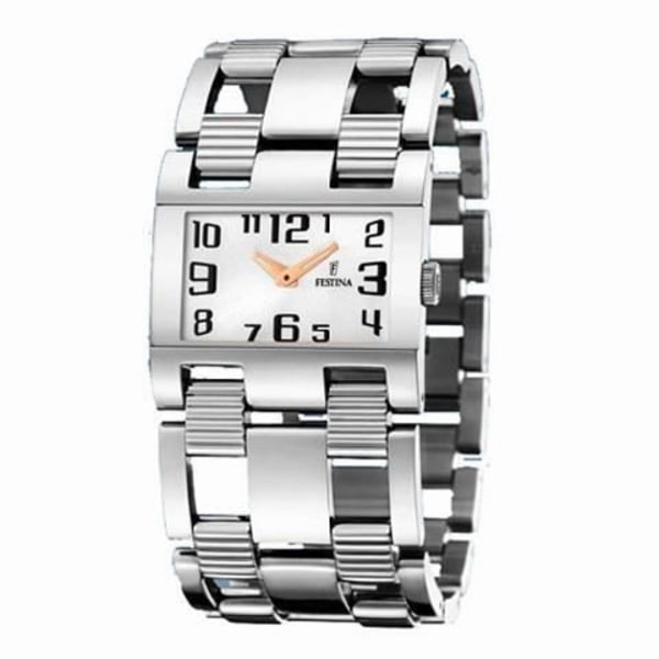 Klocka - FESTINA - F16770-4 - Kvarts - Analog - Silverstål Pengar