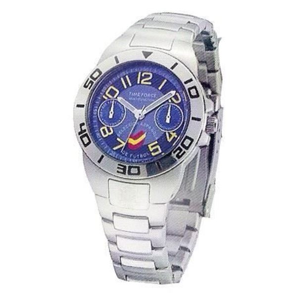 Ur - Time Force - TF3233B03M - Kvarts - Analog - Blåt stål