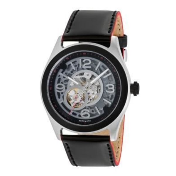 Ur - Kenneth Cole - KC8077 - Kvarts - Analog - Sort læder