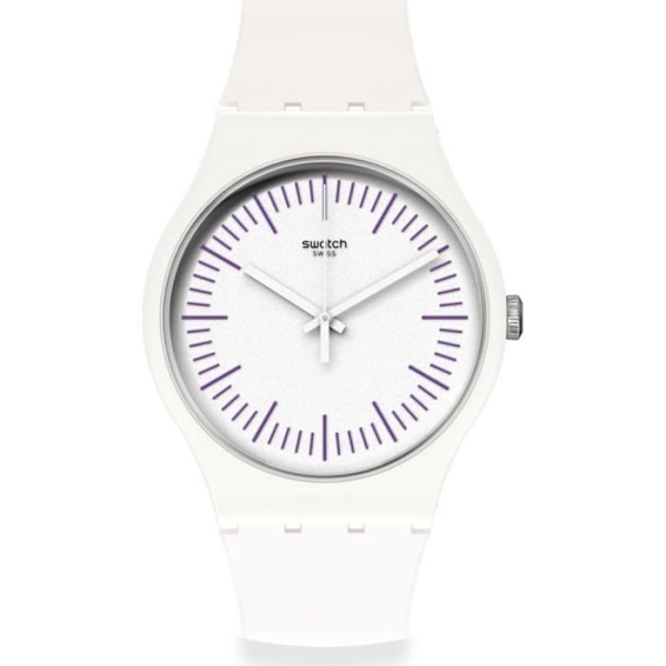 Kello - Swatch - SUOW173 - Valkoinen - 3 ATM vedenpitävyys - Kvartsi - Unisex Vit